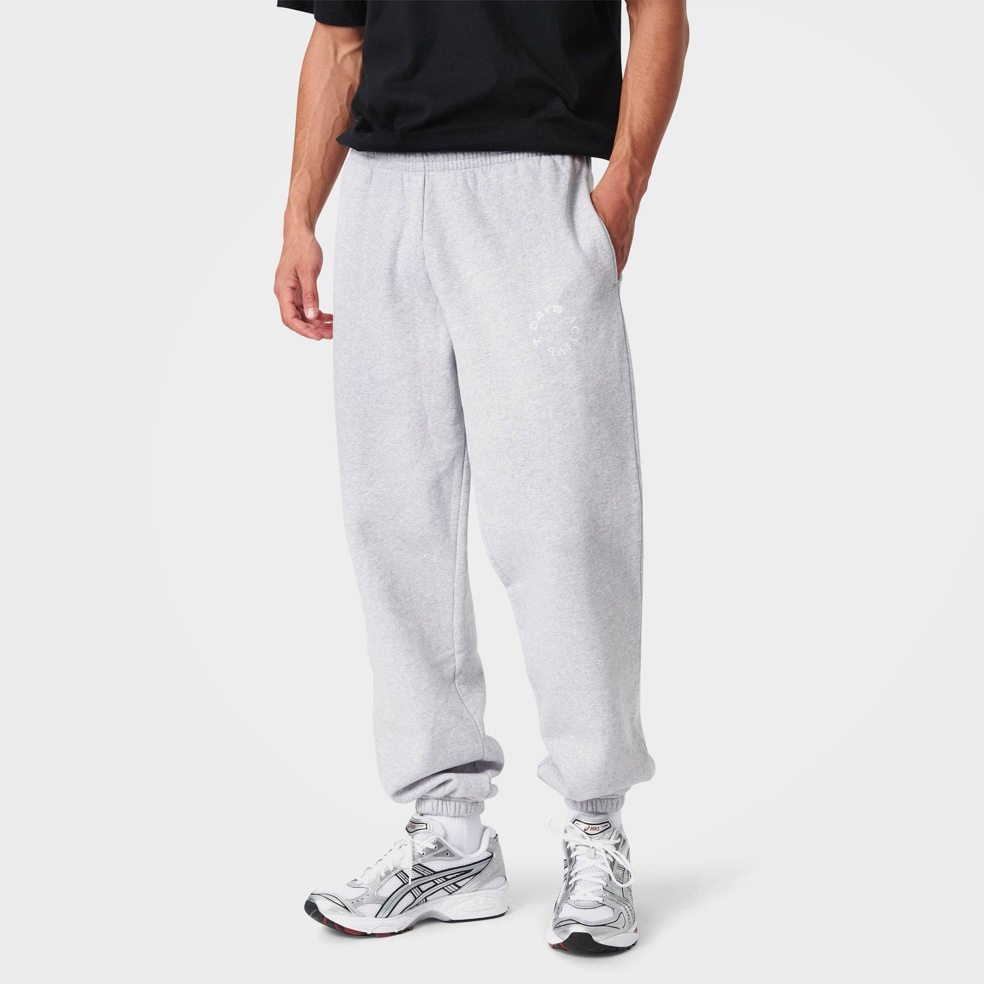 Heather Grey Organic Cotton Sweatpants by 7Days Active