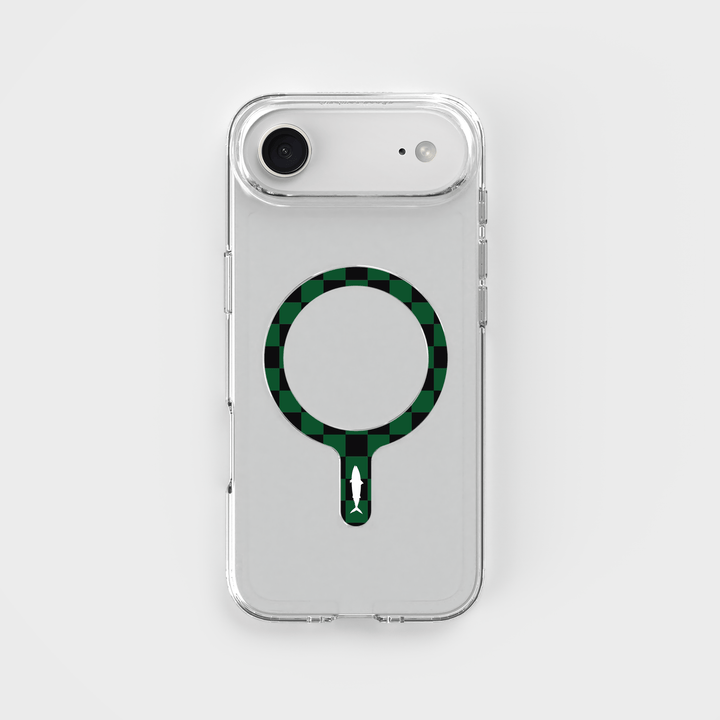 Grönsvart Göteborg Removable MagSafe Ring & Circular Clear Phone Case Bundle