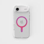 Raspberry - Removable MagSafe Ring & Clear Phone Case Bundle