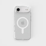 Circular Clear Phone Case with White MagSafe & FREE Cable | CLRPRTCT™