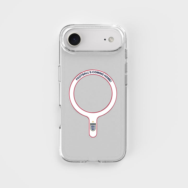 Football's Coming Home - Removable MagSafe Ring & Clear Phone Case Bundle