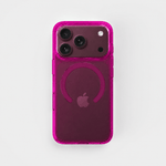 iPhone 18 Pro Max sävytetty violetti pyöreä läpinäkyvä puhelinkuori | CLRPRTCT™