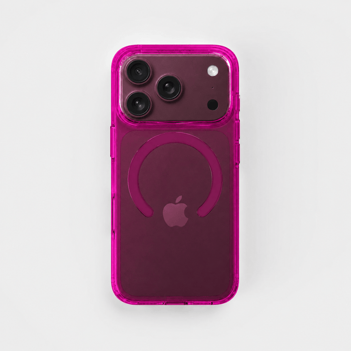 iPhone 18 Pro Max sävytetty violetti pyöreä läpinäkyvä puhelinkuori | CLRPRTCT™