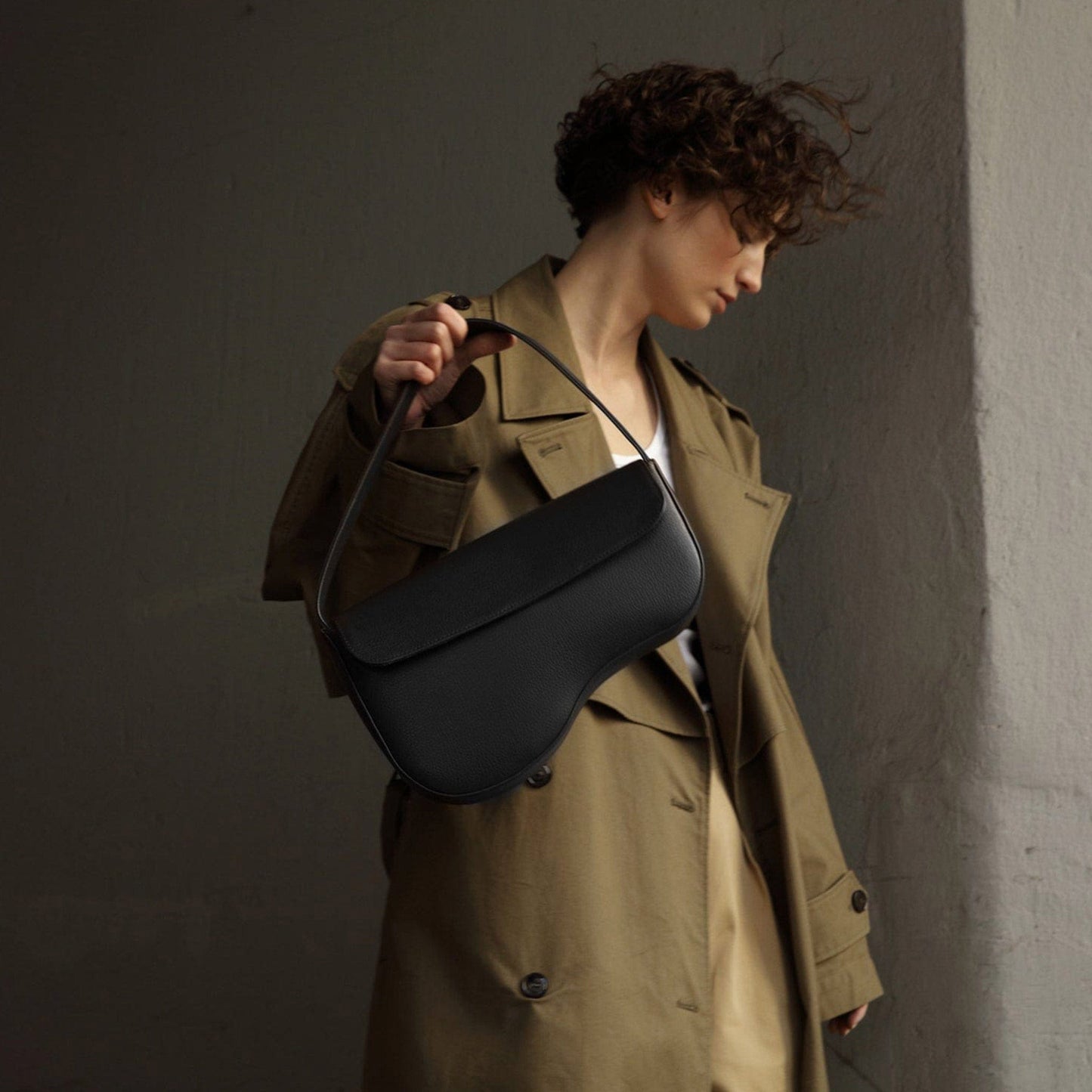 Women's Handbag, Clover | Walnut - By ASK