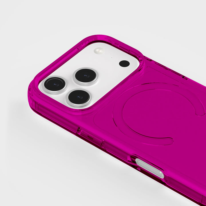 iPhone 18 Pro Purple Getint Circulair Transparant Telefoonhoesje | CLRPRTCT™
