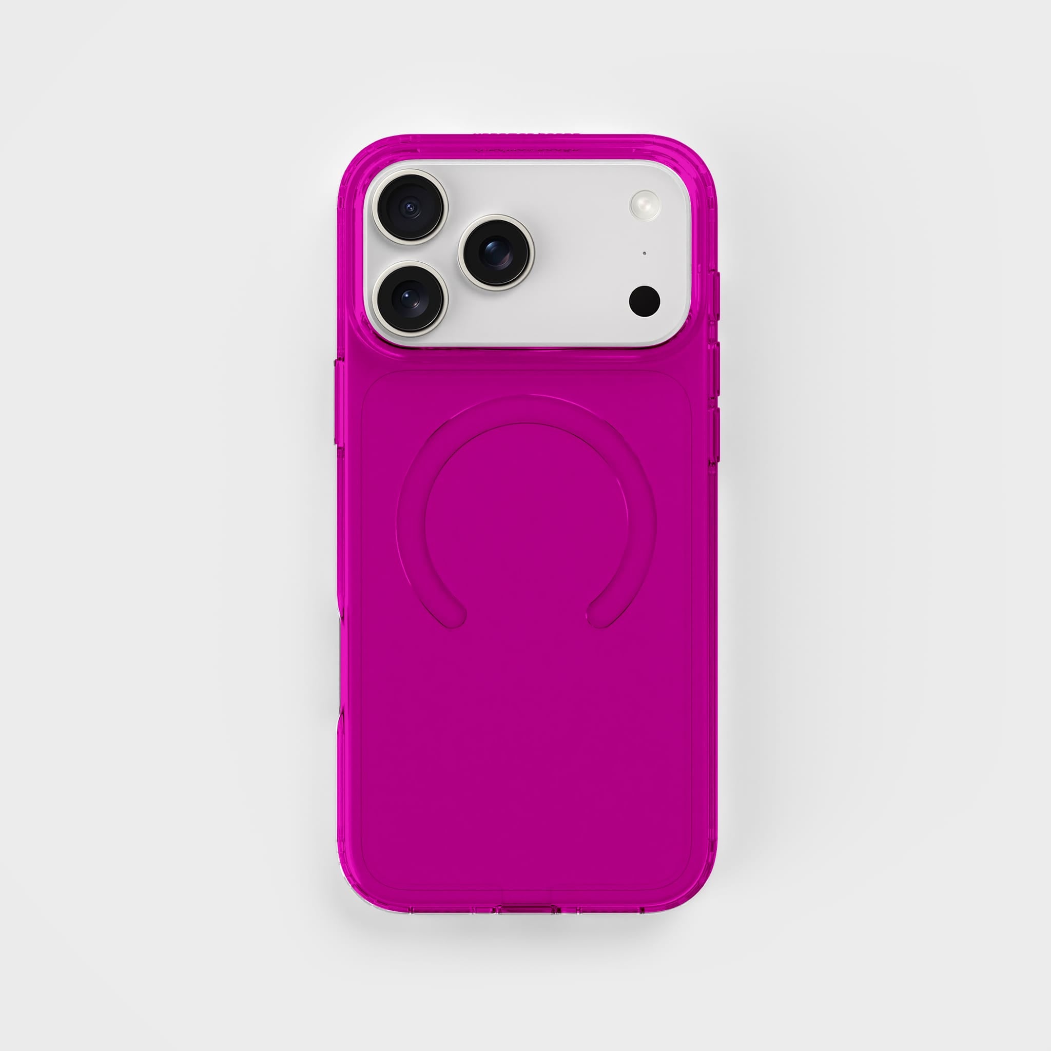 iPhone 18 Pro Max Tinted Purple Circular Clear Case