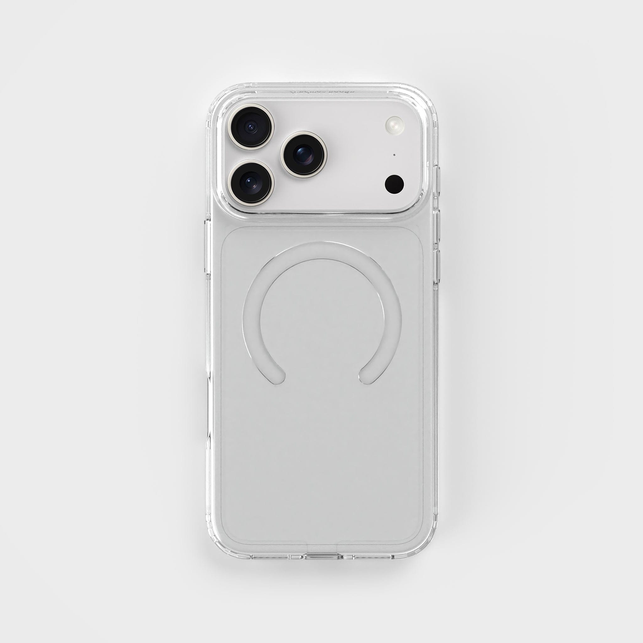 Circular Clear Phone Case, Recycled