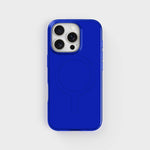 iPhone 16 Pro Getöntes Kobaltblau Rundes Klare Handyhülle | CLRPRTCT™