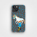 iPhone 13 / 14 Pippi - Carrying Horse Circular Clear Phone Case | CLRPRTCT™