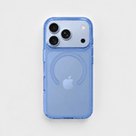 iPhone 18 Pro Max Getöntes Sky Blue Zirkuläre Durchsichtige Handyhülle | CLRPRTCT™
