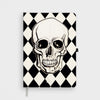 Stone paper notebook - A5 Hardcover, Bell Hutley | Checkered Skull