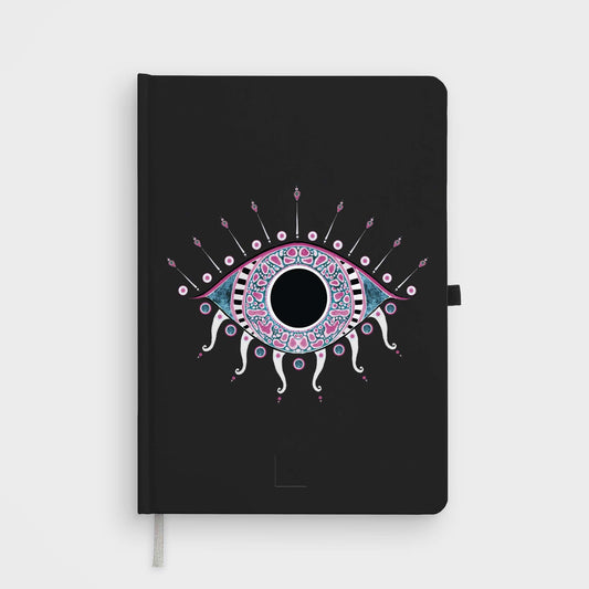 Stone paper notebook - A5 Hardcover, Bell Hutley | Evil Eye