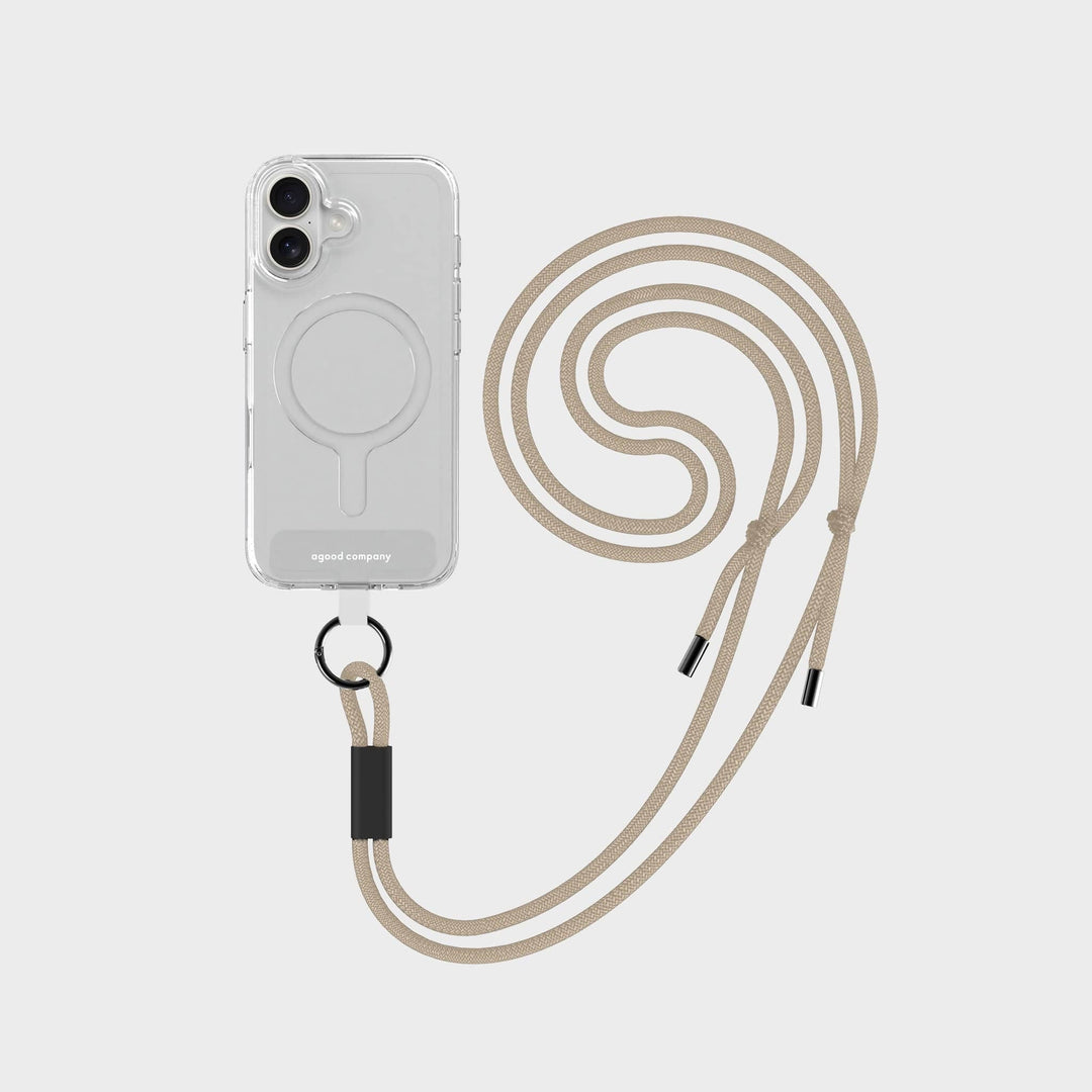 Lanyard - Sand, Adjustable and Durable | 100% Recyclable