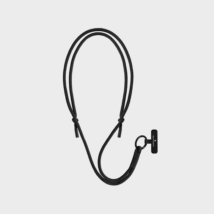 Lanyard - Black, Adjustable and Durable | 100% Recyclable