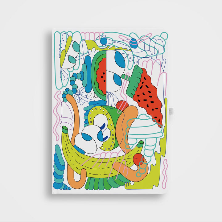 Vattenmelon - Mike Perry | Anteckningsbok i stenpapper - A5 Inbunden