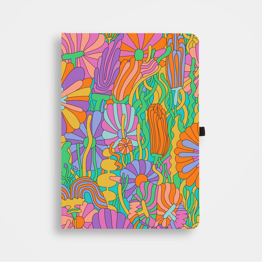 Blumen - Mike Perry | Steinpapier-Notizbuch – A5 Hardcover