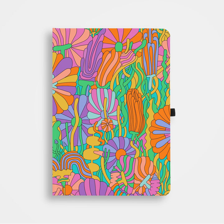 Blumen - Mike Perry | Steinpapier-Notizbuch – A5 Hardcover