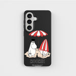 Samsung S26 At The Beach - Moomin | Plant-based phone case - PLNTPRTCT™
