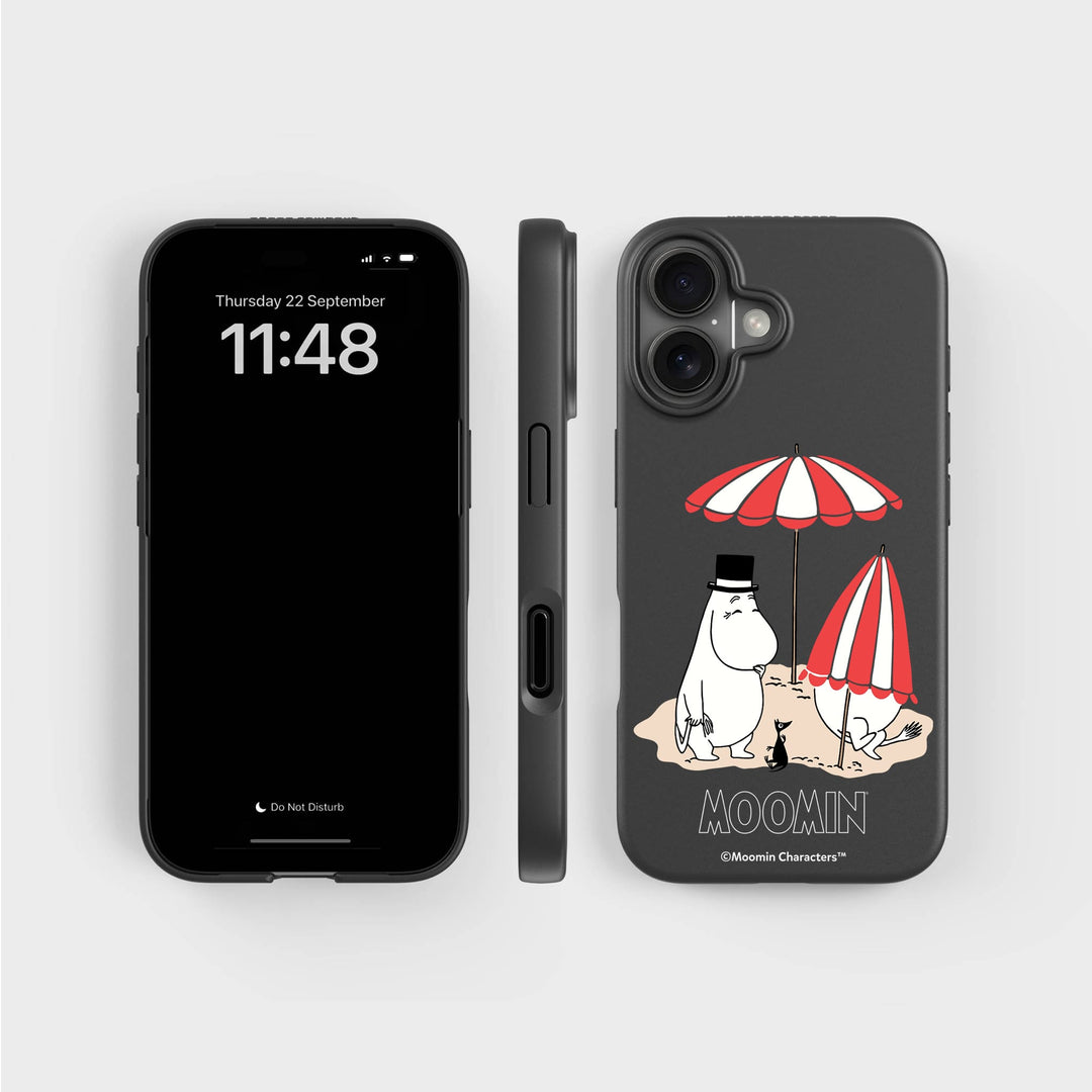 iPhone 16 At The Beach - Moomin | Plant-based phone case - PLNTPRTCT™