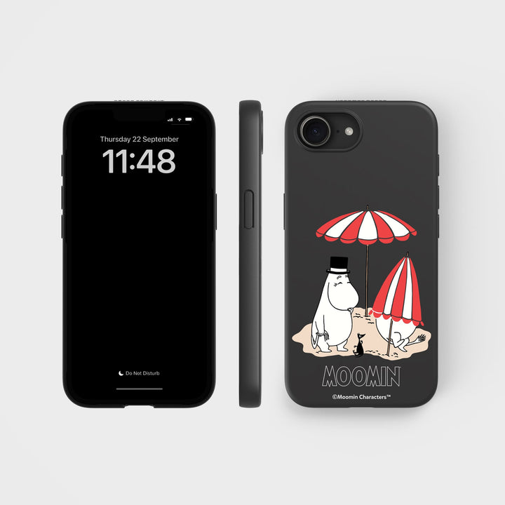 iPhone 17e 16e At The Beach - Moomin | Plant-based phone case - PLNTPRTCT™
