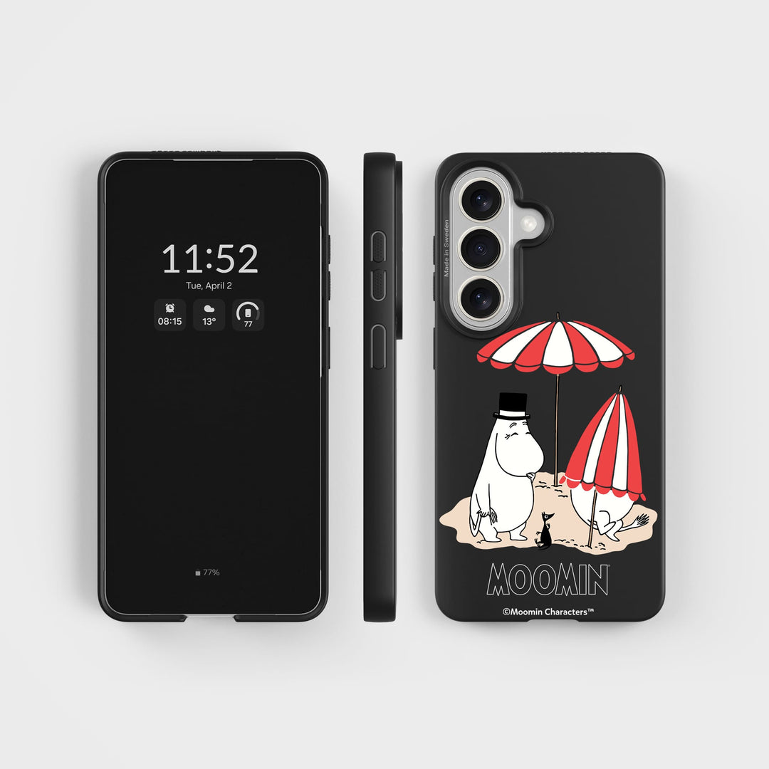 Samsung S26 At The Beach - Moomin | Plant-based phone case - PLNTPRTCT™