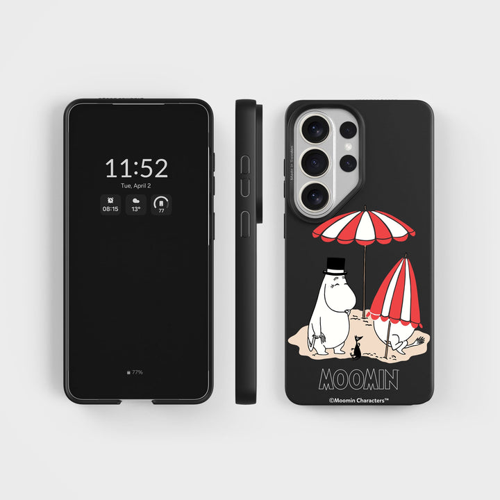 Samsung S26 Ultra At The Beach - Moomin | Plant-based phone case - PLNTPRTCT™