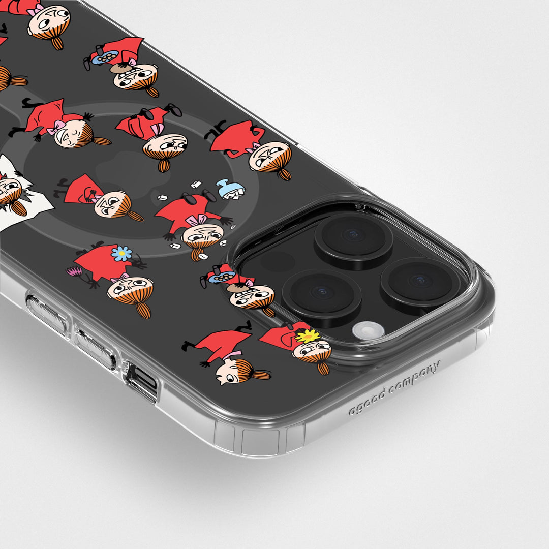 iPhone 14 Pro Kleine My - Mumin | Transparente Handyhülle rund, recycelt - CLRPRTCT™