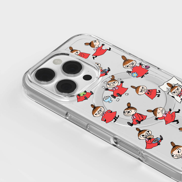iPhone 16 Pro Kleine My - Mumin | Transparente Handyhülle, rund, recycelt - CLRPRTCT™