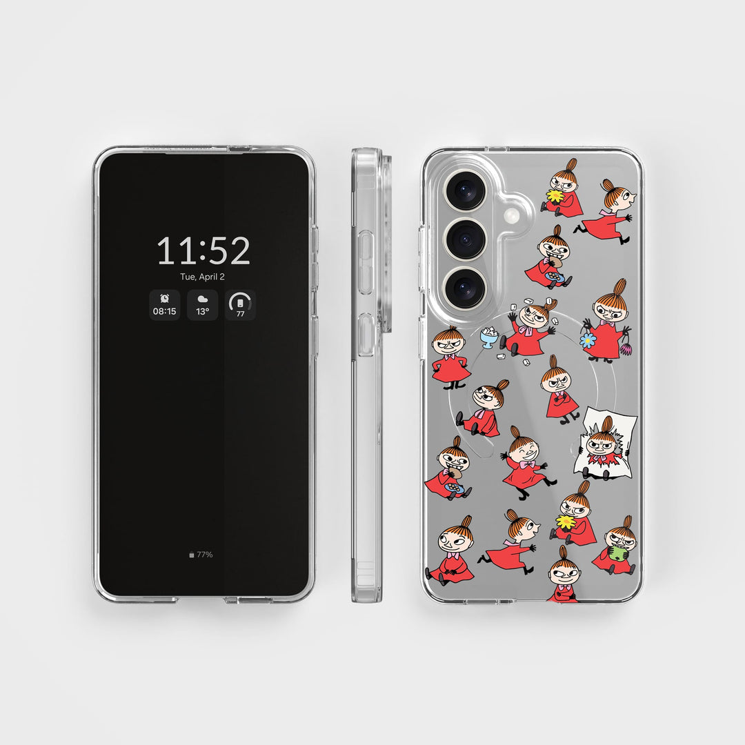 Samsung S26 Little My - Moomin | Circular Clear Phone Case, Recycled - CLRPRTCT™