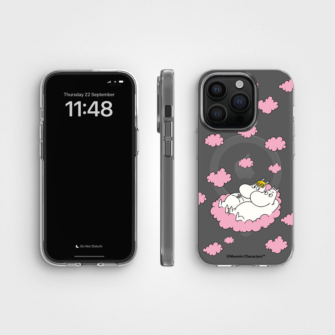 iPhone 14 Pro Max Love In The Clouds - Moomin | Circular Clear Phone Case, Recycled - CLRPRTCT™