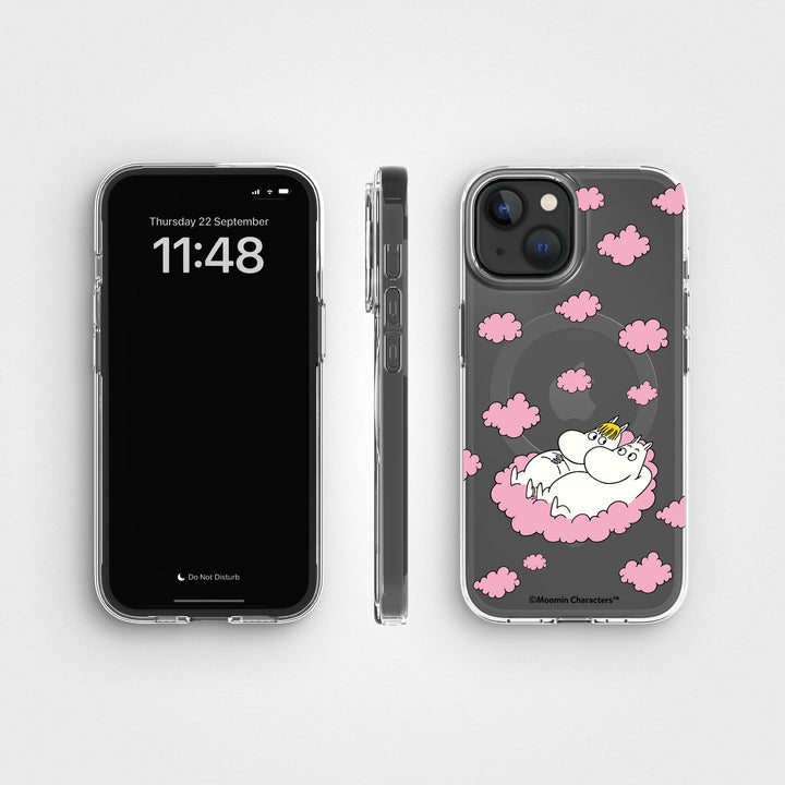 iPhone 15 Love In The Clouds - Moomin | Circular Clear Phone Case, Recycled - CLRPRTCT™