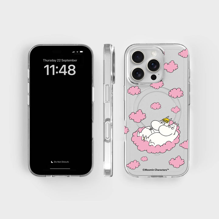 iPhone 16 Pro Love In The Clouds - Moomin | Circular Clear Phone Case, Recycled - CLRPRTCT™
