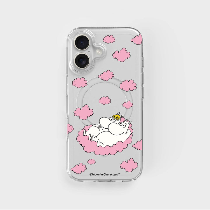iPhone 16 Love In The Clouds - Moomin | Circular Clear Phone Case, Recycled - CLRPRTCT™