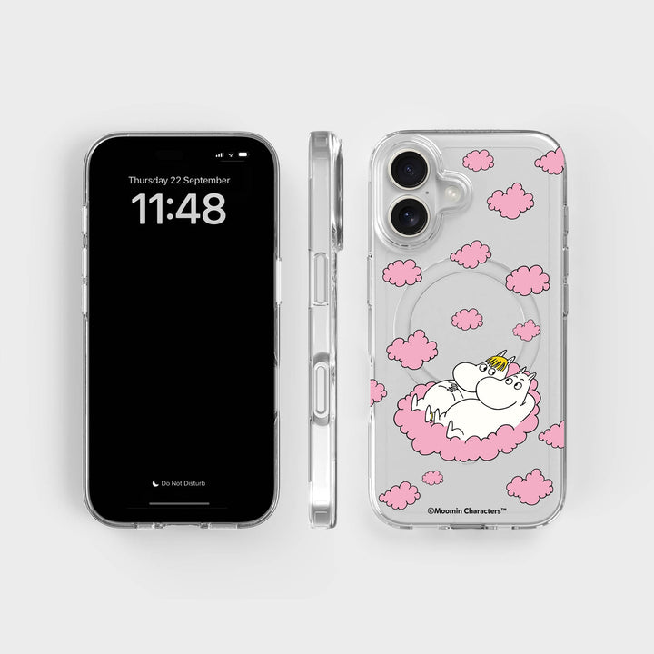 iPhone 16 Love In The Clouds - Moomin | Circular Clear Phone Case, Recycled - CLRPRTCT™