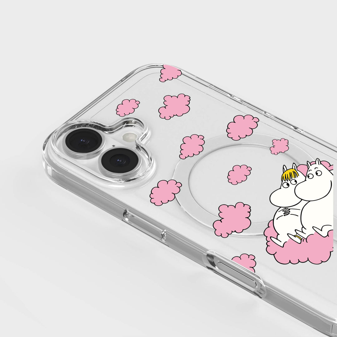 iPhone 16 Love In The Clouds - Moomin | Circular Clear Phone Case, Recycled - CLRPRTCT™