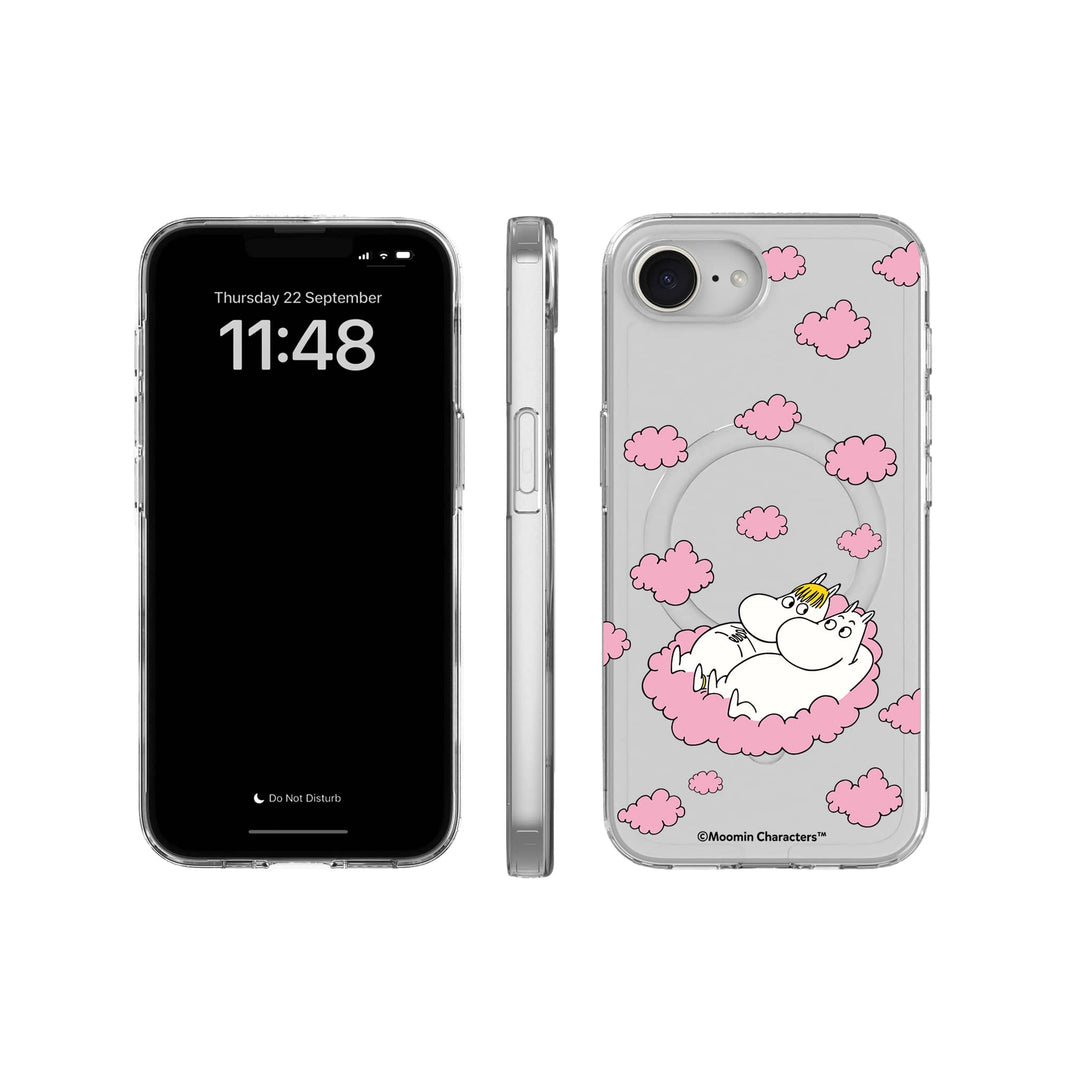 iPhone 17e 16e Love In The Clouds - Moomin | Circular Clear Phone Case, Recycled - CLRPRTCT™