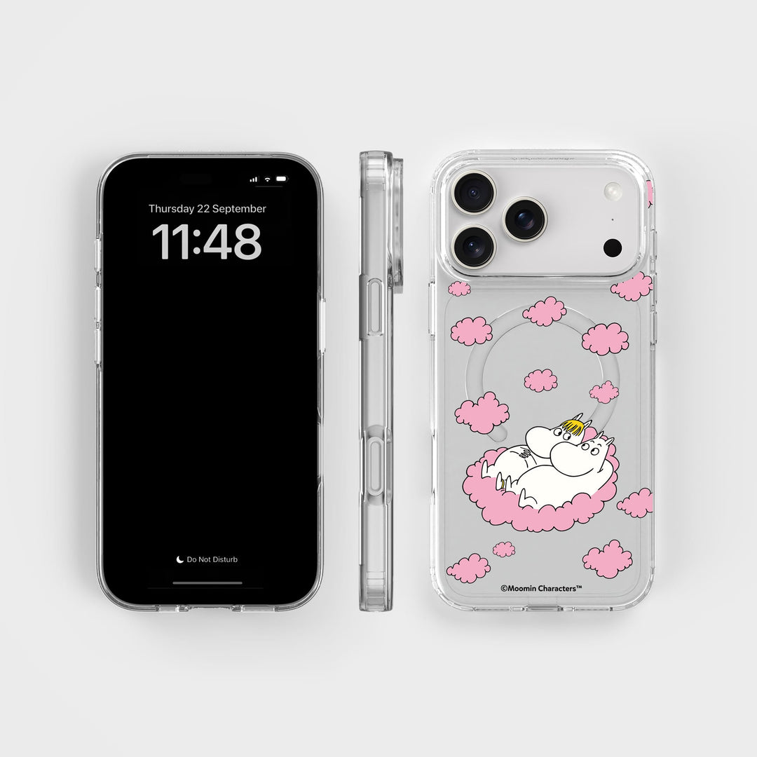 iPhone 17 Pro Max Love In The Clouds - Moomin | Circular Clear Phone Case, Recycled - CLRPRTCT™