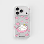iPhone 18 Pro Love In The Clouds - Moomin | Runde transparente Handyhülle, recycelt - CLRPRTCT™