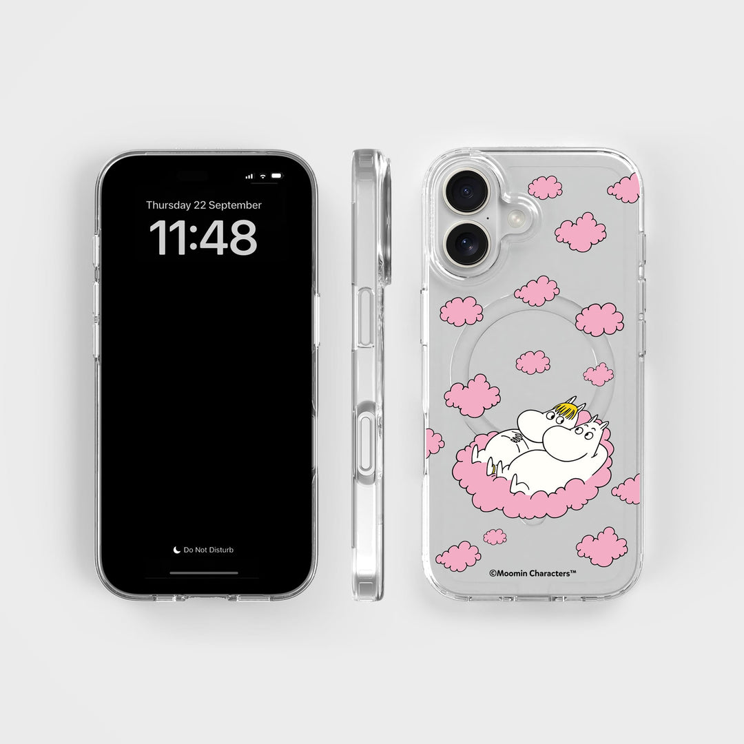 iPhone 17 Love In The Clouds - Moomin | Circular Clear Phone Case, Recycled - CLRPRTCT™