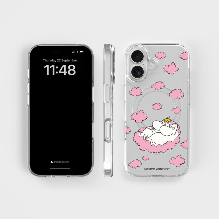 iPhone 17 Love In The Clouds - Moomin | Circular Clear Phone Case, Recycled - CLRPRTCT™