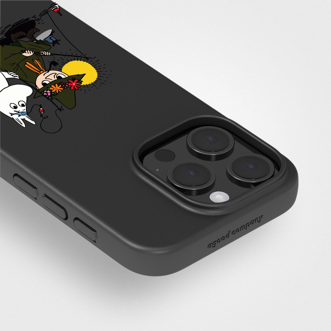 iPhone 15 Pro Max Snufkin Fishing - Moomin | Plant-based phone case - PLNTPRTCT™