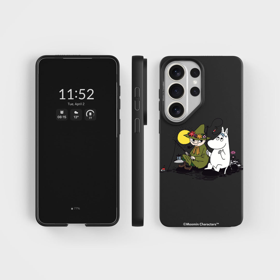 Samsung S26 Ultra Snufkin Angeln - Mumin | Pflanzenbasierte Handyhülle - PLNTPRTCT™