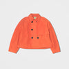 Nylon Trench Jacket - Made from 100% Recycled Polyester, Orange - by Diemonde