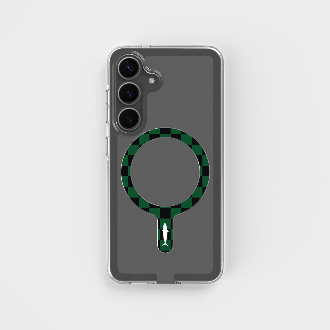 Grönsvart Göteborg Removable MagSafe Ring & Circular Clear Phone Case Bundle