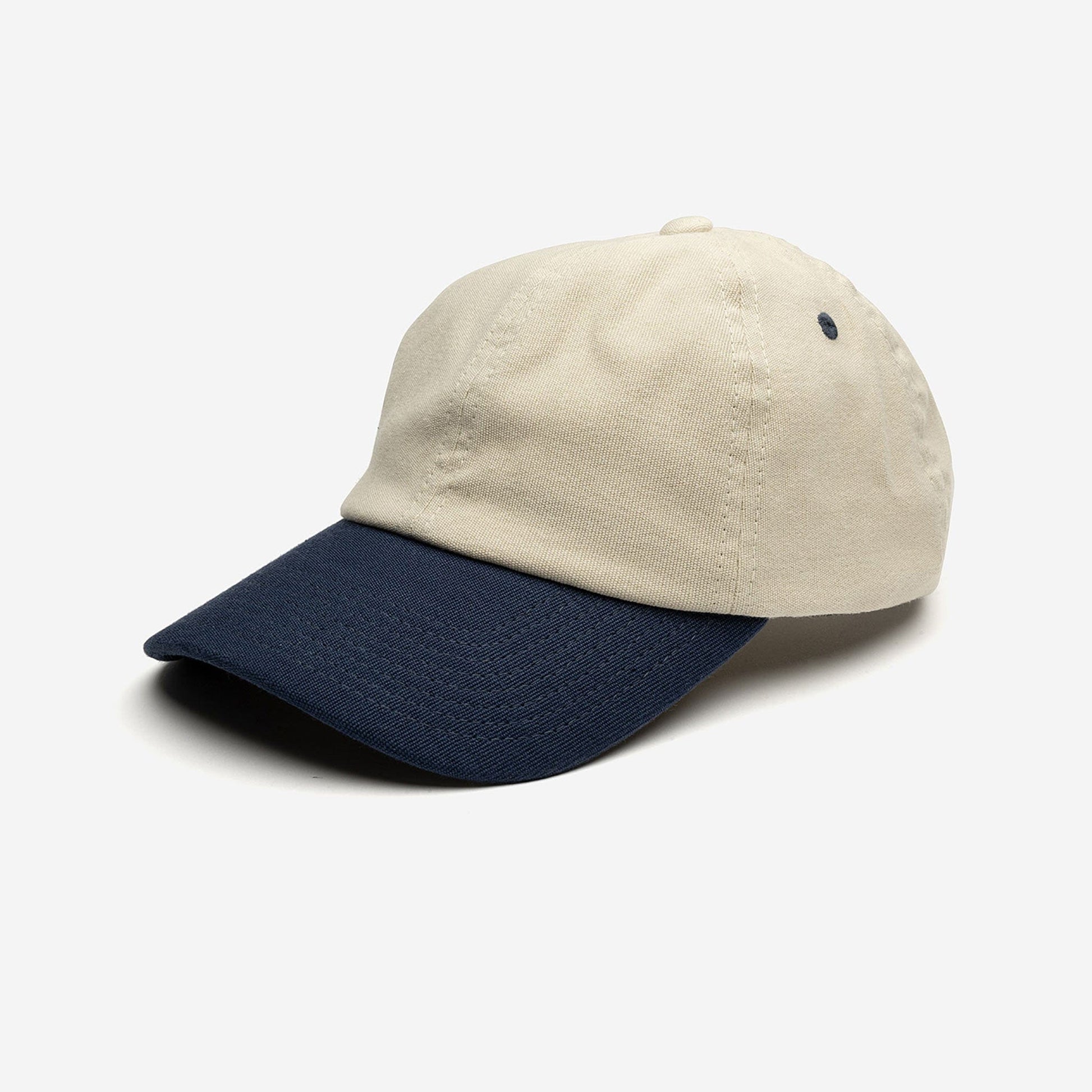 Casual Style Dad Cap, Oyster-Navy