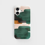 iPhone 16 Teal Blush Handyhülle –Pflanzliche | PLNTPRTCT™