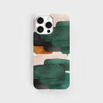 iPhone 16 Pro Max Teal Blush Handyhülle –Pflanzliche | PLNTPRTCT™