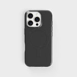 iPhone 16 Pro Getöntes Obsidianschwarz Rundes Klare Handyhülle | CLRPRTCT™