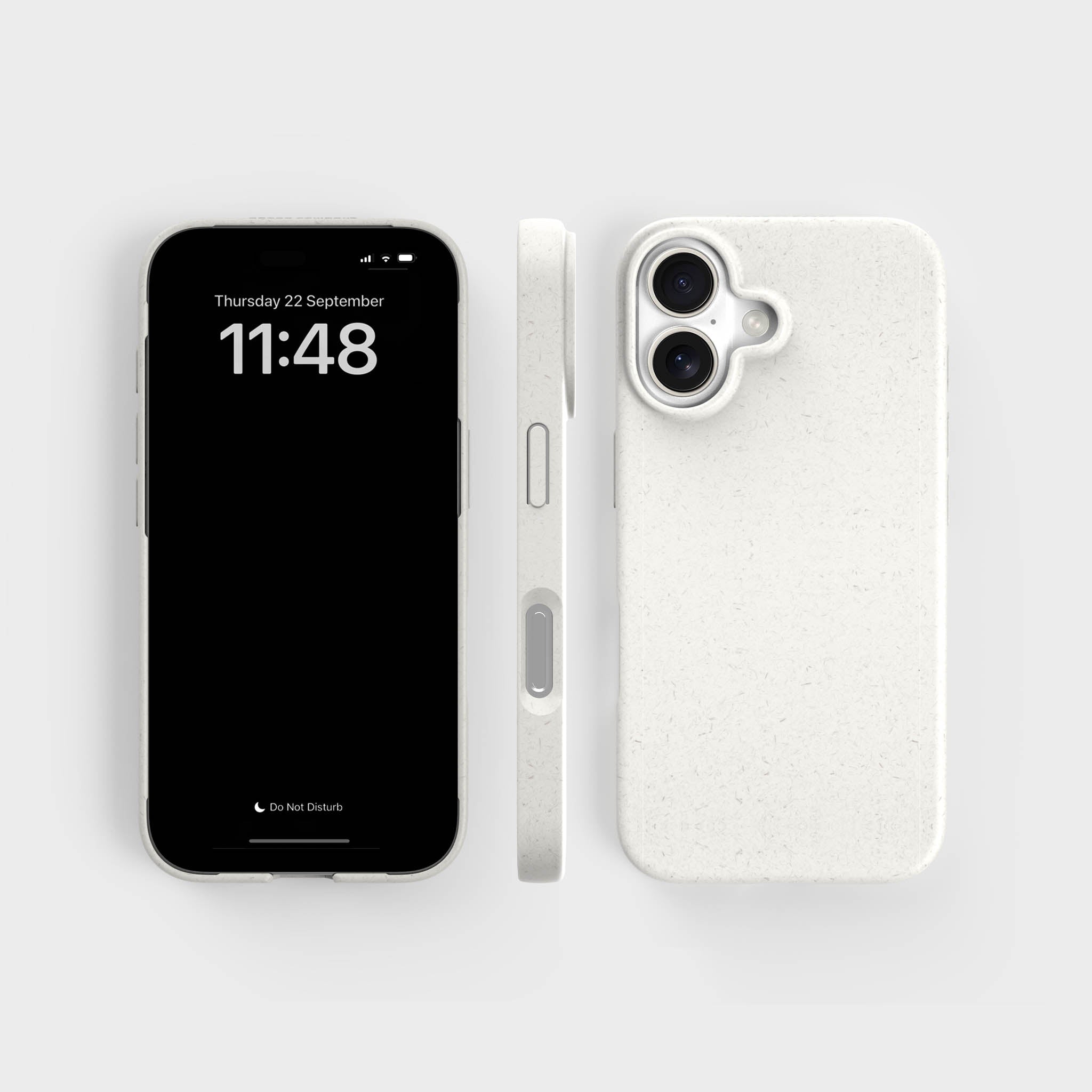 iPhone 16 Biodegradable White Phone Case, Made With Plants – agood