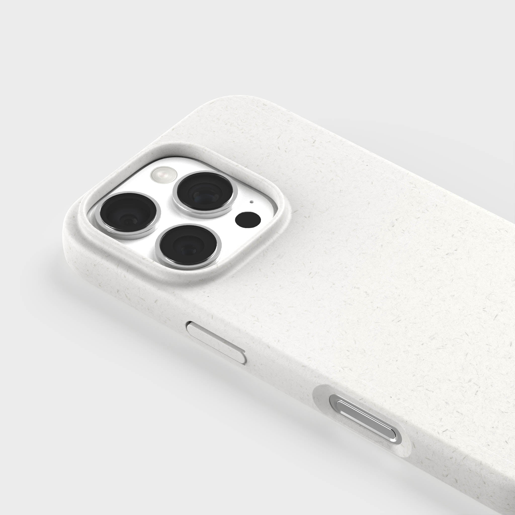 iPhone 16 Pro Biodegradable White Phone Case, Made With Plants